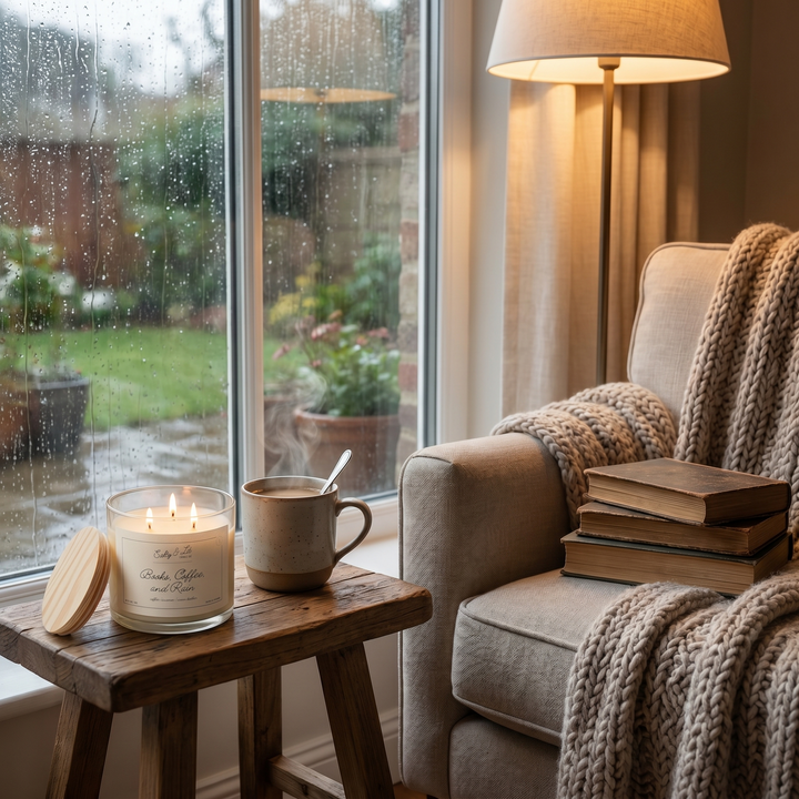 Books, Coffee, & Rain