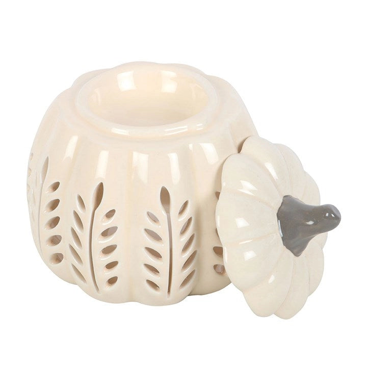 Ceramic Autumn Leaf Pumpkin Wax Warmer