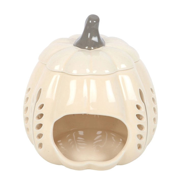 Ceramic Autumn Leaf Pumpkin Wax Warmer