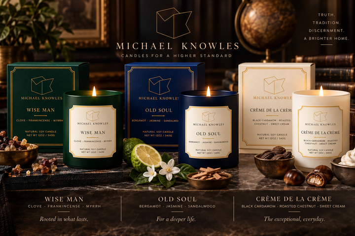 Michael Knowles's Classic Collection Bundle - 12oz Natural Soy Wax Candles